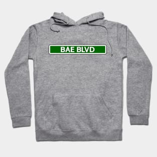 Bae Blvd Street Sign Hoodie